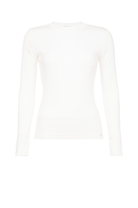 Ženska bazna majica dugih rukava sa okruglim izrezom Tiffany Production